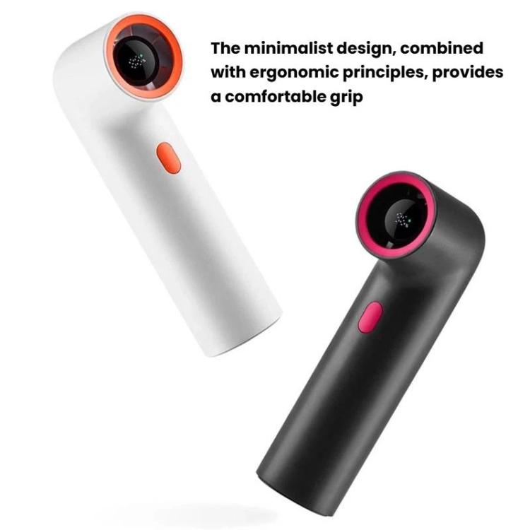 F21 High Speed Curved Tube Fan Mini Turbo Portable Digital Display High-Power Handheld Fan