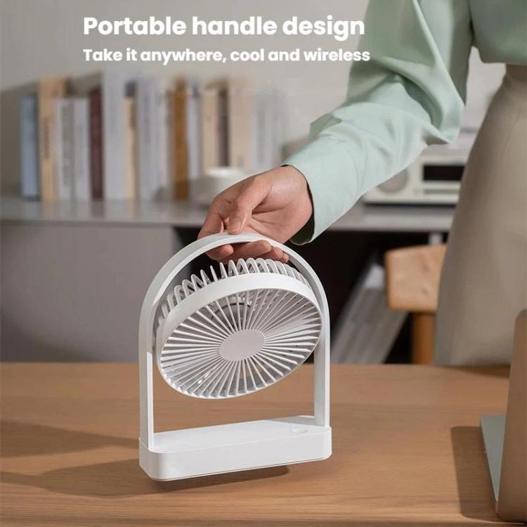 F3A Slim Mini Desk Fan Home USB Quiet Desktop Fan Portable Rechargeable Fan