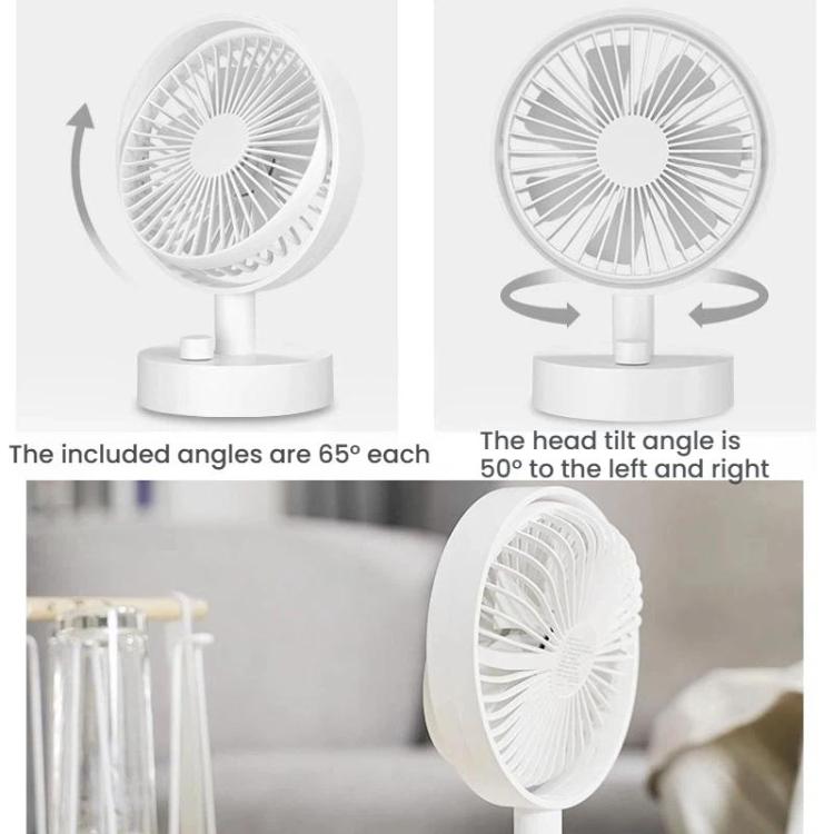 Home Multi-Function Desktop Rotating Fan Portable Office Bedroom Quiet USB Charging Fan, F4 Standard, F4 Screen Display