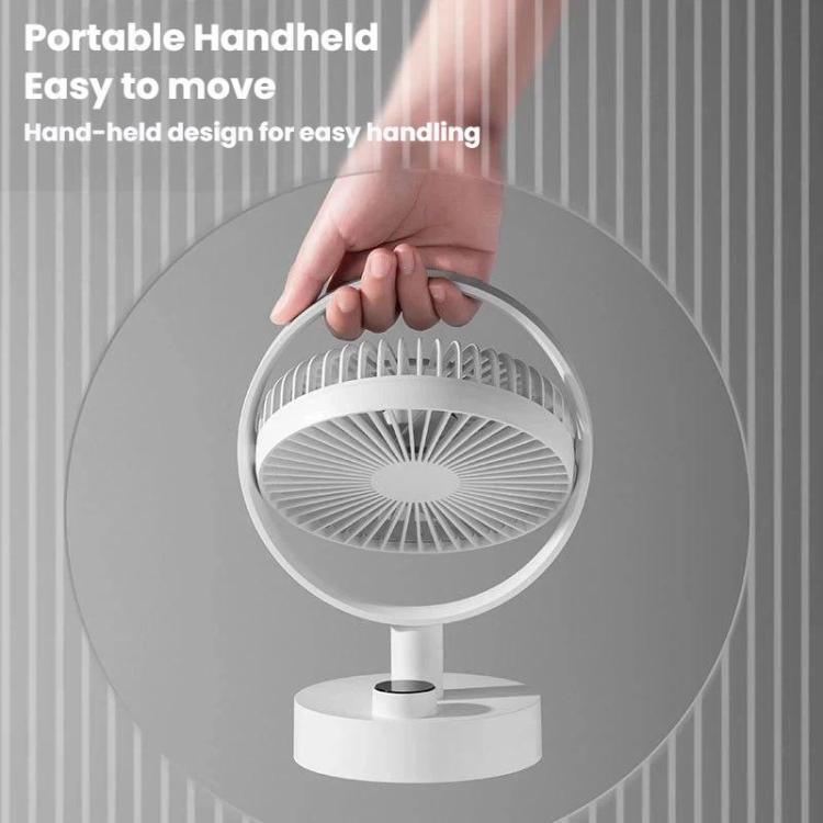 Home Multi-Function Desktop Rotating Fan Portable Office Bedroom Quiet USB Charging Fan, F4 Standard, F4 Screen Display