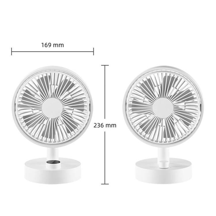 Home Multi-Function Desktop Rotating Fan Portable Office Bedroom Quiet USB Charging Fan, F4 Standard, F4 Screen Display