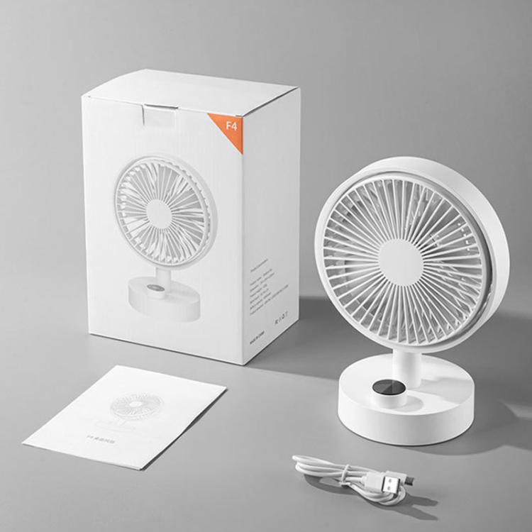 Home Multi-Function Desktop Rotating Fan Portable Office Bedroom Quiet USB Charging Fan, F4 Standard, F4 Screen Display