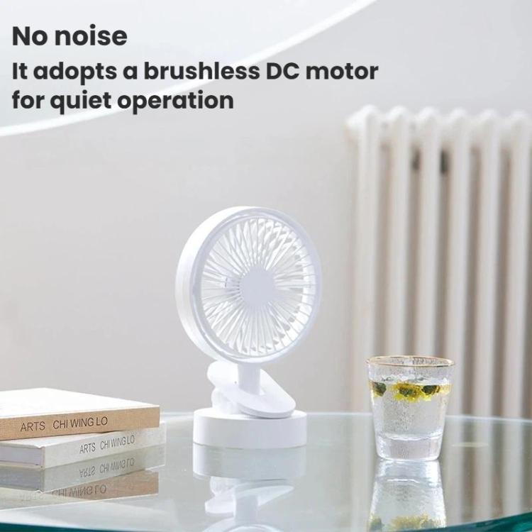 F5 Desktop Oscillating Clip Fan USB Charging Tabletop Mini Fan, F5