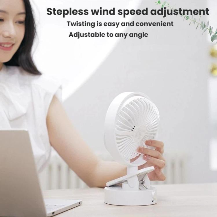 F5 Desktop Oscillating Clip Fan USB Charging Tabletop Mini Fan, F5