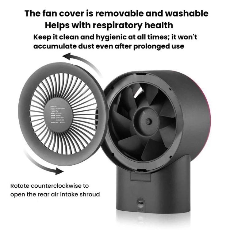 F6 USB Charging Desktop Fan High Power Household Electric Fan, Standard 4000mAh