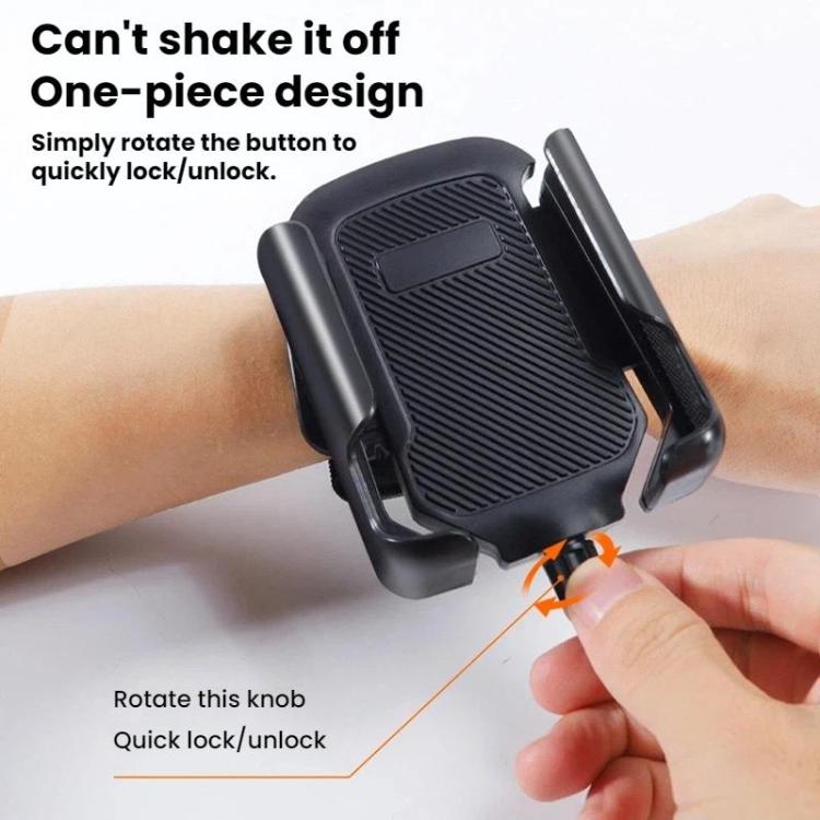 Outdoor Sports Wrist-mounted Phone Holder, Holder + Wrist Strap, Holder + Arm Strap, Holder + Wrist Strap + Arm Strap