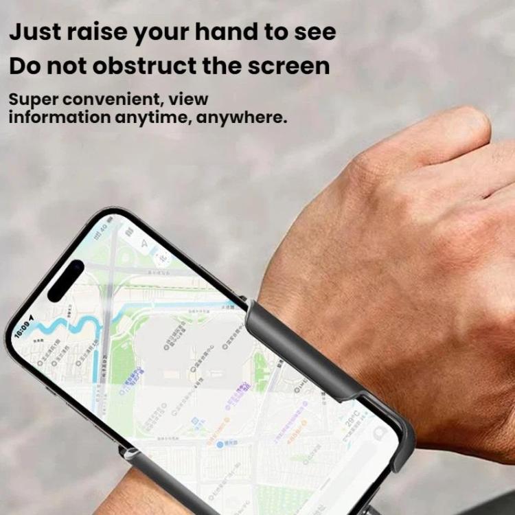 Outdoor Sports Wrist-mounted Phone Holder, Holder + Wrist Strap, Holder + Arm Strap, Holder + Wrist Strap + Arm Strap