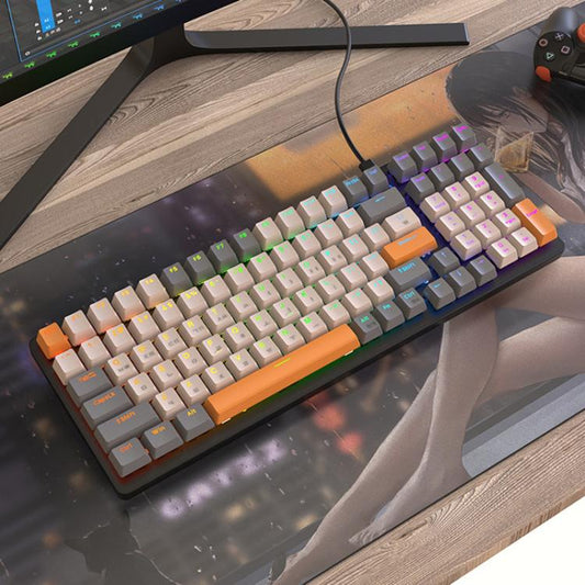 ZIYOULANG K3 Korean 1.5m Wired Mechanical Keyboard, Microglow Hot-Swap Red Switch, Aqua Green Hot-Swap Blue Switch, Welding Switch Aqua Green Red Switch, Welding Switch Bee Red Switch, Welding Switch Microglow Red Switch