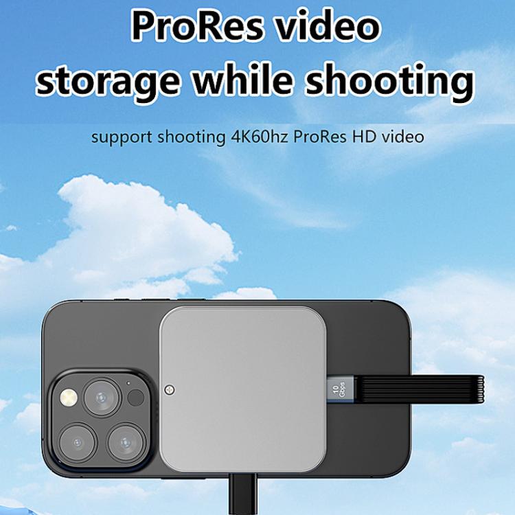 Blueendless M3NF M.2 NVMe Magnetic Hard Drive Enclosure PD100W Built-In Turbo Fan Solid-State Portable Hard Drive Enclosure, M3NF