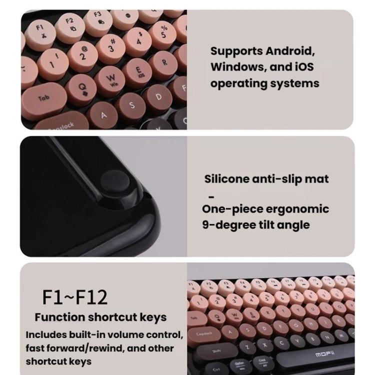 MOFii ANNI Dual-Mode Wireless Bluetooth Mechanical Keyboard
