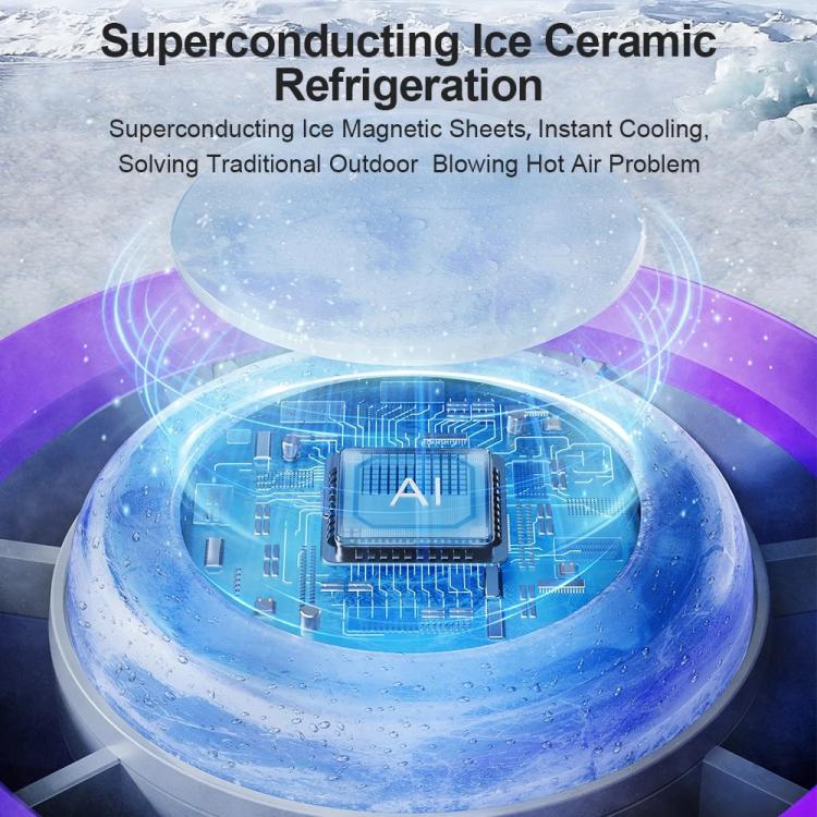 Rechargeable Handheld & Desktop Fan with Cooling Ice Mode, 100 Speed Turbo Fan, Smart Display, Portable Personal Fan for Outdoor & Office