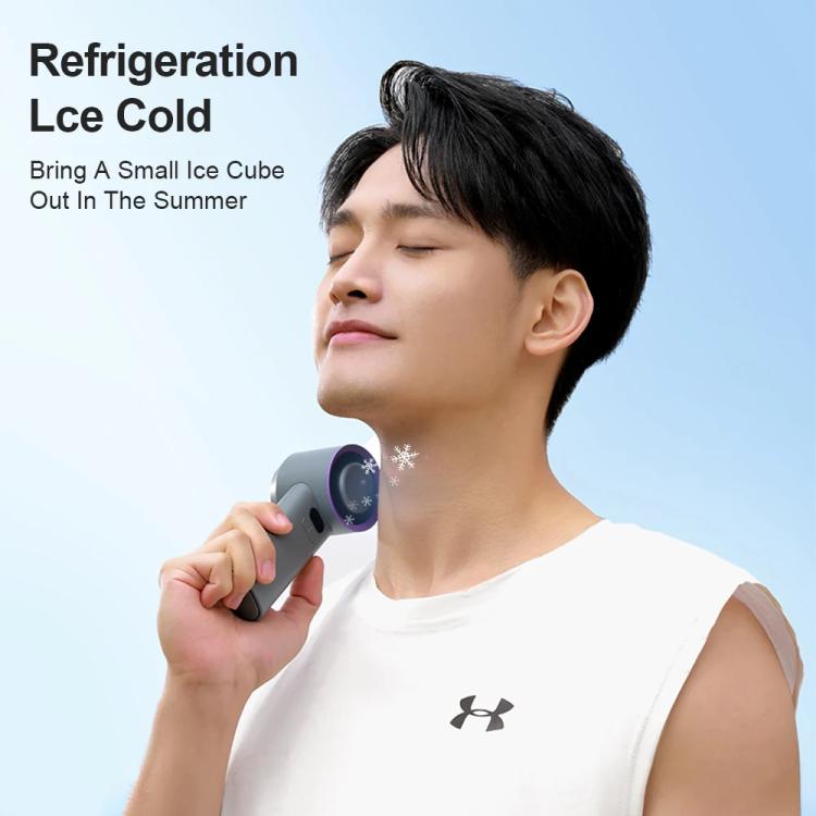 Rechargeable Handheld & Desktop Fan with Cooling Ice Mode, 100 Speed Turbo Fan, Smart Display, Portable Personal Fan for Outdoor & Office