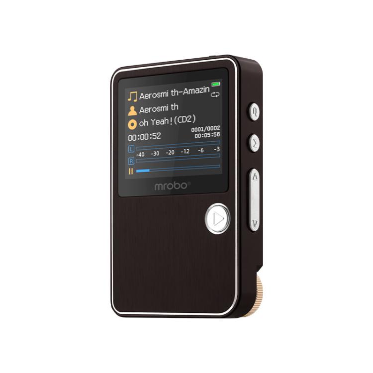 Mrobo HiFi Music Player With DAC Chip - 1.77-Inch Color Screen, Scroll Wheel Control, Supports Lossless Audio & AMV Video, 8GB, 16GB, 32GB, 64GB