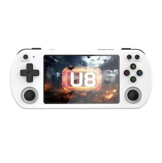 U8 Retro Handheld Game Console Open-Source 4 Inch HD IPS Screen Portable Console, 64G, 128G