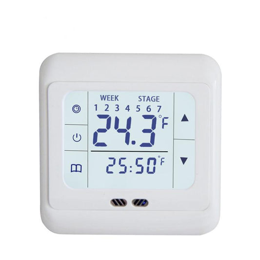 16A Floor Thermostat Underfloor Heating Temperature Regulator, No WiFi, WiFi Version