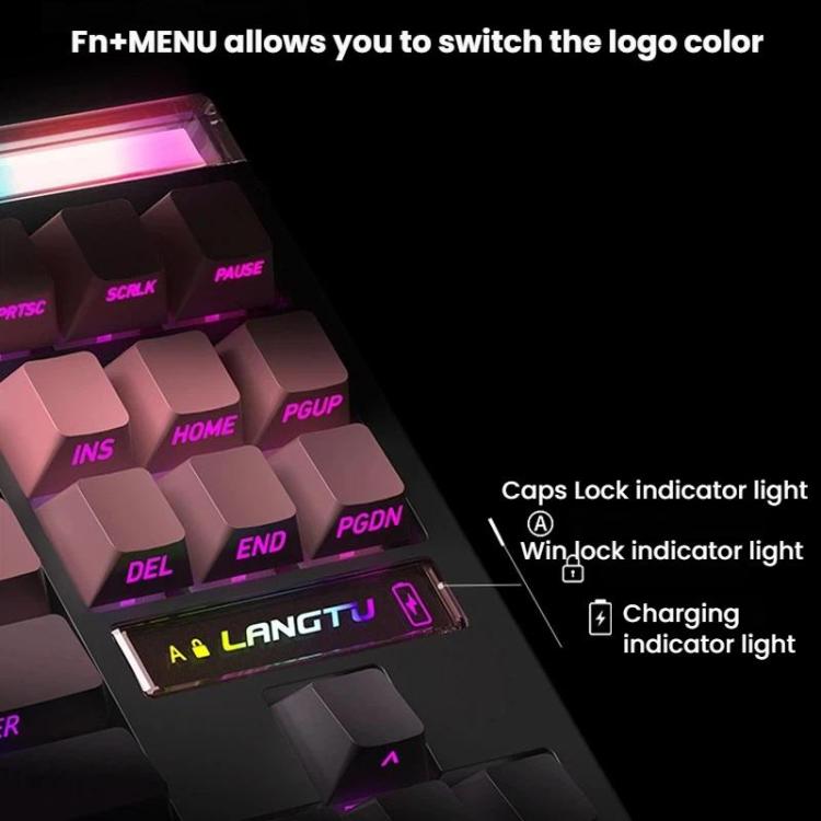 LANGTU T87 Hot-Pluggable Wireless Bluetooth Triple-Mode Mechanical Keyboard Office & Gaming Keyboard, White Contour Line TTC Instant Gold Axis Dual 1K, Northern Lights Ropax Axis 2K Dual 1K Light, BlackBerry Side-Etched Matcha Iced Axis Dual 8K Ultra  ...