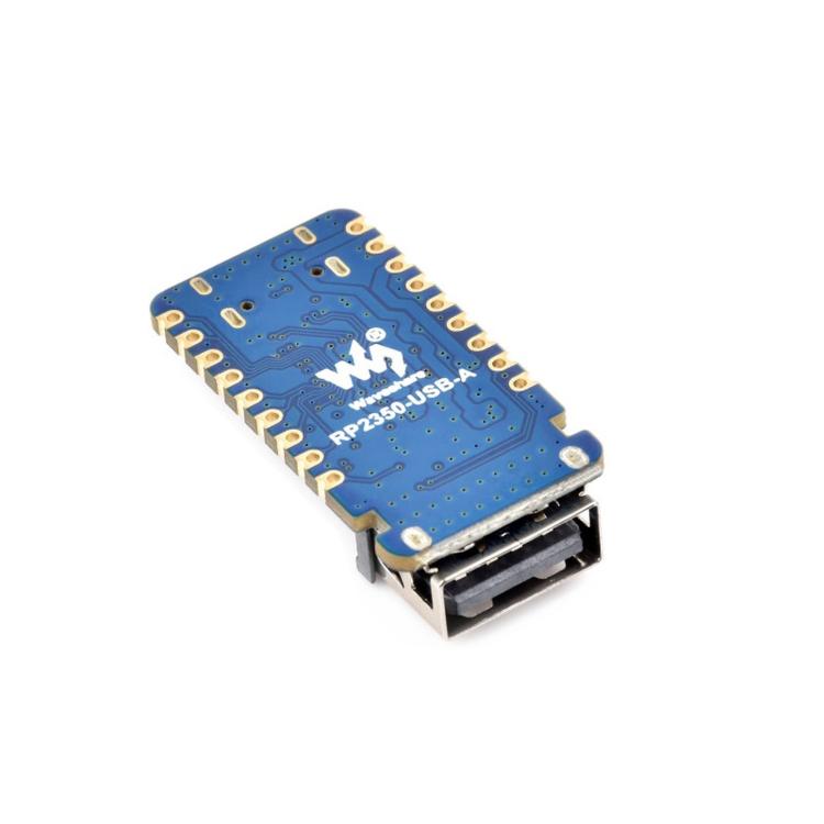 Waveshare 30274 RP2350A USB Mini Development Board 150MHz Operating Frequency, 30274