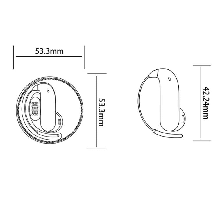 X56 156 Languages AI Smart Translation Earphones Wireless 6.0 Over-Ear Bluetooth Earphones