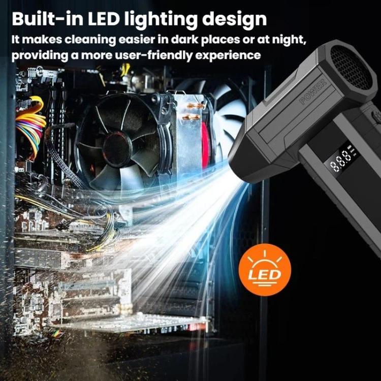 110000RPM High-Power Cleaning Blower Outdoor Brushless Motor Digital Display Powerful Fan, W20K