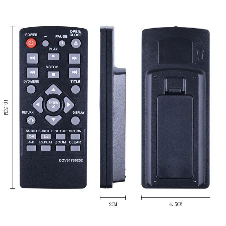 COV31736202 Remote Control For LG DVD Player DP132 / DP132NU / DP132H