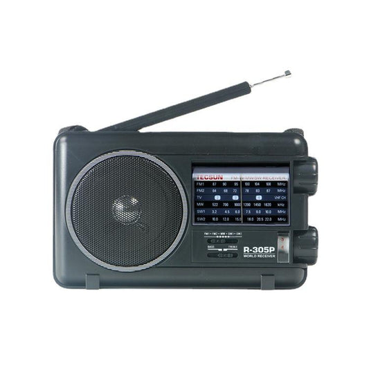 TECSUN R-305P Full-Band Radio Portable Retro Analog Dial DSP Radio, R-305P