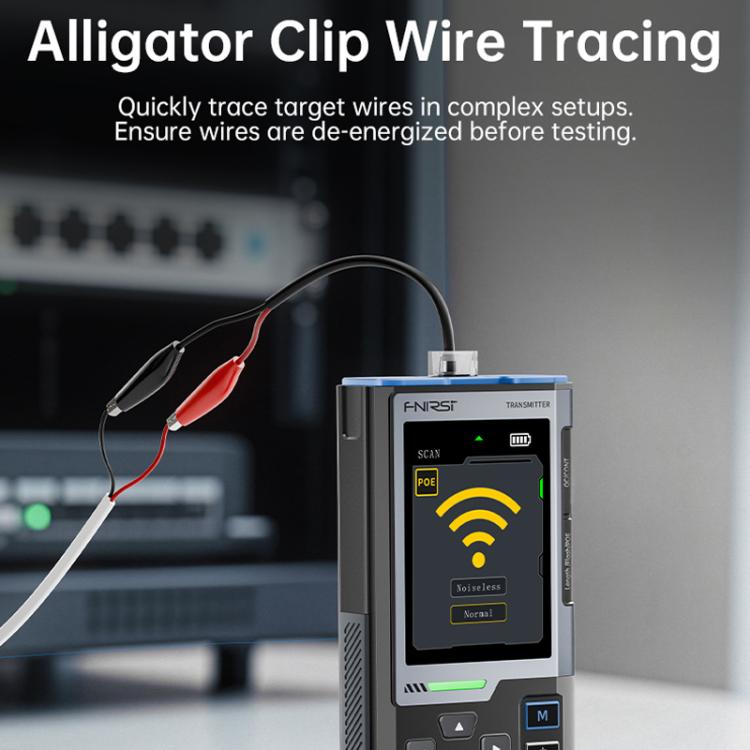 FNIRSI Multifunctional Cable Finder with Anti-interference PoE Cable Tester, LPM-10
