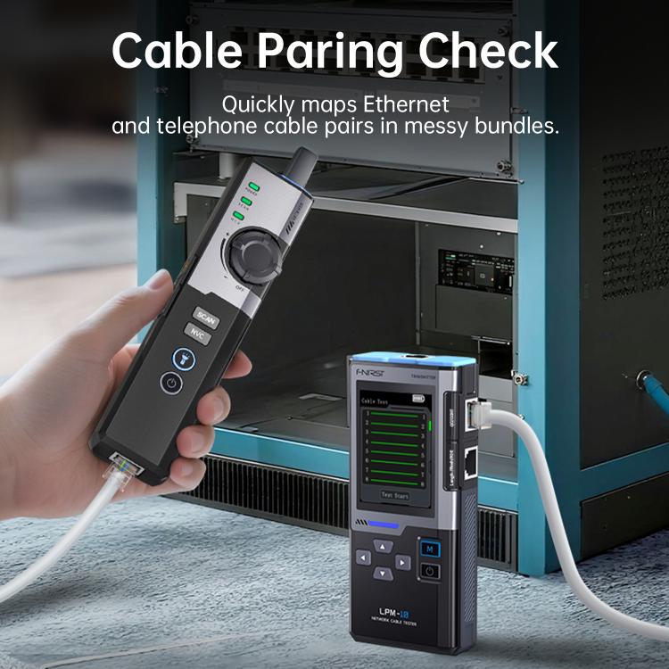 FNIRSI Multifunctional Cable Finder with Anti-interference PoE Cable Tester, LPM-10