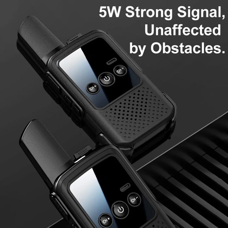 Mini Wireless Long Range Parent Child Walkie Talkie, 2pcs Black, 2pcs Orange, 2pcs Green, Single Black, Single Orange, Single Green