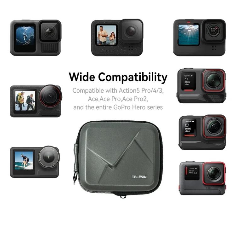 Sports Camera Universal Shockproof Case Anti-Shock Storage Bag, TELESIN S6-PRC-07