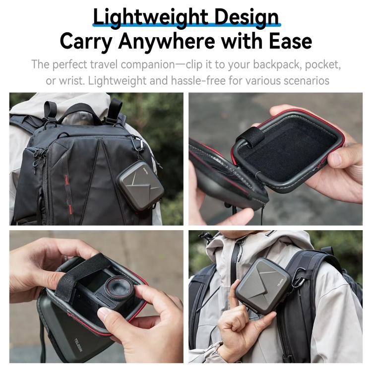 Sports Camera Universal Shockproof Case Anti-Shock Storage Bag, TELESIN S6-PRC-07