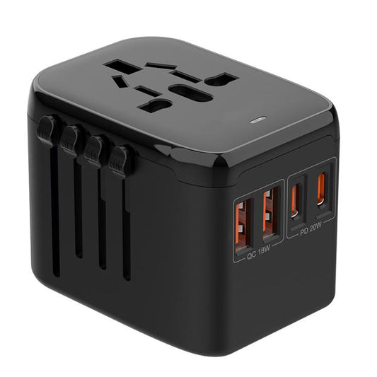 PD20W Multi-Function Travel Charger GaN 2 USB + 2 Type-C Universal Fast Charging, 212PQ