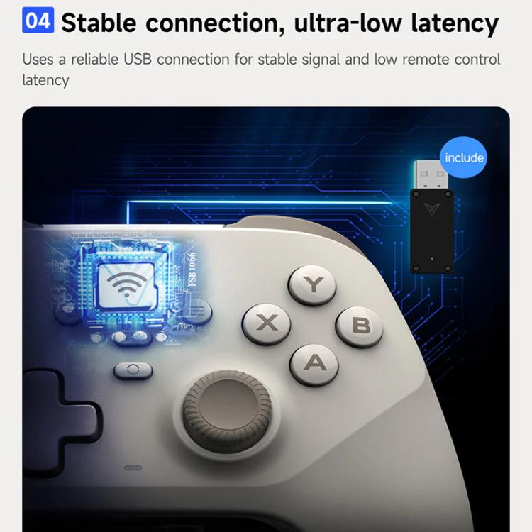 YAHBOOM Tri-Mode ROS Robot Controller Wireless Gamepad for Jetson, Raspberry Pi, Switch, PC