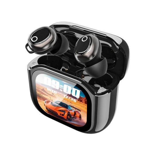 JM28 Mini Bluetooth Earphones With Color Screen Translation & Noise Reduction In-Ear Headphones, JM28