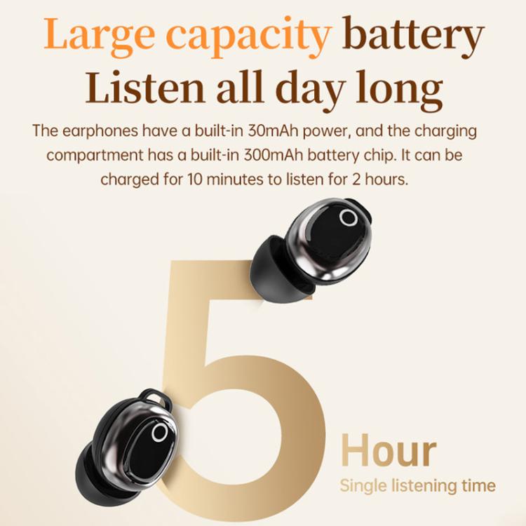 JM28 Mini Bluetooth Earphones With Color Screen Translation & Noise Reduction In-Ear Headphones, JM28