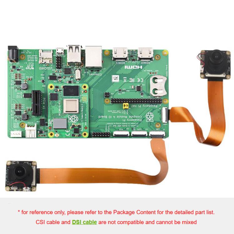 For Raspberry Pi 5 CSI FPC Flexible Cable 22Pin To 15Pin For CSI Camera Modules, Waveshare 25920