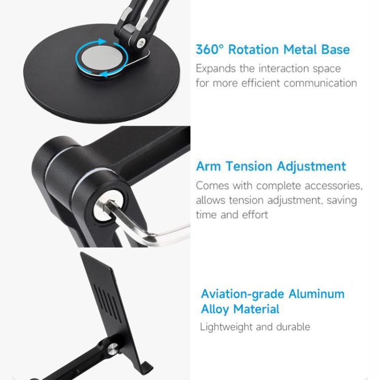 WAVESHARE Portable Monitor Adjustable Stand, Compatible with 4-18.5 inch Monitors, 4-18.5 inch Monitors
