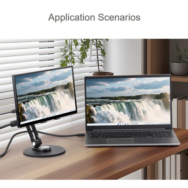 WAVESHARE Portable Monitor Adjustable Stand, Compatible with 4-18.5 inch Monitors, 4-18.5 inch Monitors