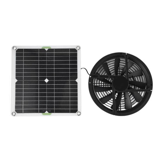 Single Crystal Solar Panel Fan For Greenhouses, Kitchens, Chicken Coops