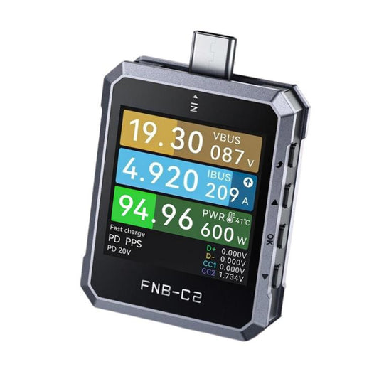 FNIRSI FNB-C2 PD3.1 Voltage & Current Meter Type-C Fast Charging Protocol Tester, FNB-C2