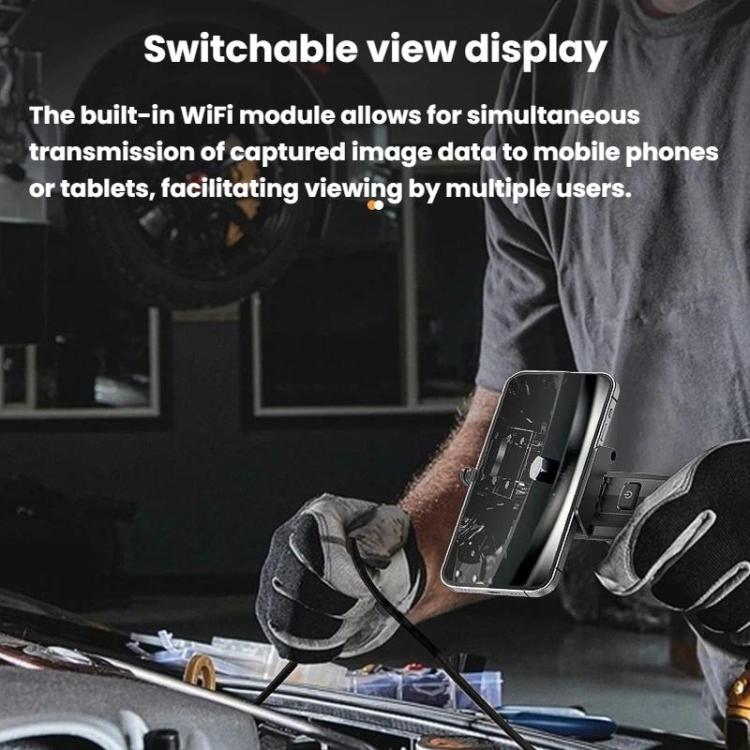 TESLONG WF200 WiFi HD Endoscope With LED Lights Handheld Industrial Inspection & Repair Borescope, WF200