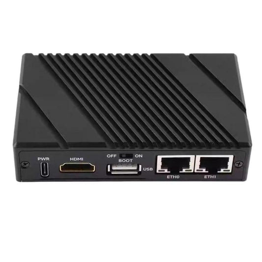 For Raspberry Pi CM5 Gigabit / 2.5G Dual Ethernet Mini-Computer Supports Dual RJ45 Ethernet Ports, 4K Display Output And Dual MIPI Interfaces, Waveshare 34180