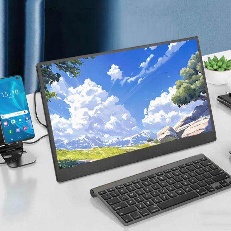13.3 Inch 1080P FHD Touchscreen Portable Monitor Laptop Screen Extender With Dual Type-C Mini HDMI, 13.3 Inch 1080P