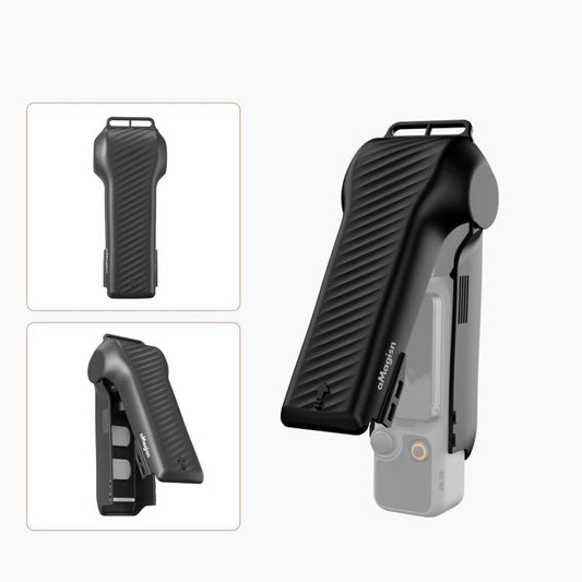 For DJI Osmo Pocket 4 aMagisn One-Piece Flip Protective Case Impact-Resistant ABS Hard Cover with Built-in Magnetic Filter Storage