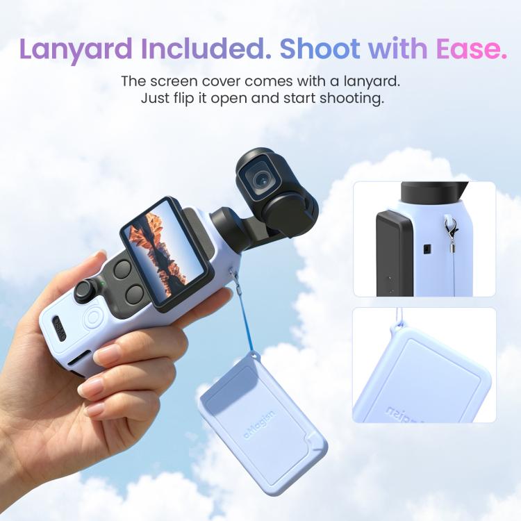 For DJI Osmo Pocket 4 AMagisn Multi-Color Silicone Protective Case Full Body Sleeve Precision Cutout Anti-Scratch Skin