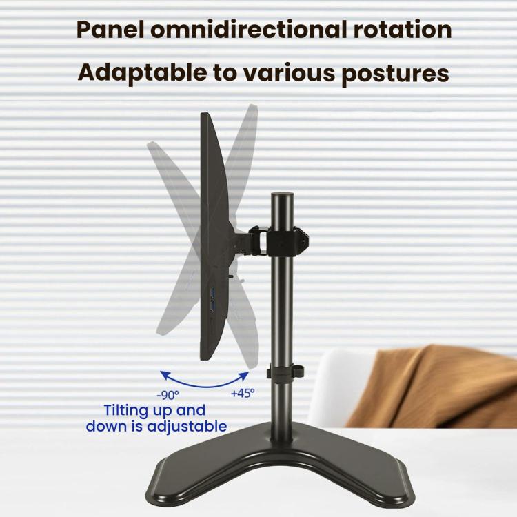 10-32 Inch Computer Monitor Desktop Cantilever Arm With Thickened Metal Bracket, ZX-MT010V