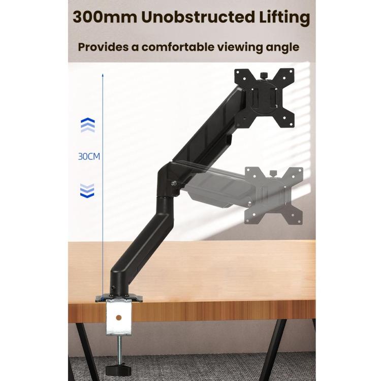 10-32 Inch Monitor Cylinder Spring Cantilever Desktop Height-Adjustable Bracket, DY-01