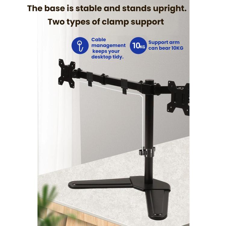 10-32 Inch Cantilever Splicing Rotating And Height-Adjustable Monitor Stand, ZX-01