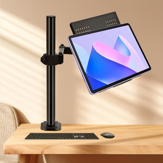 10-32 Inch Computer Monitor Desktop Tray Clip Adjustable Cantilever Stand, ZX-MT012N