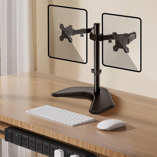 Dual-Screen LCD Monitor Telescopic Rotating Dual-Arm Stand, ZX-MT022N