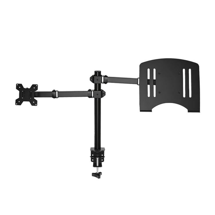 10-32 Inch Desktop Monitor Cantilever Lifting And Rotating Tray Stand, ZX-MT025S